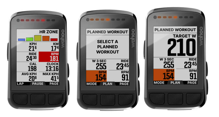 Planned Workouts on Your ELEMNT 