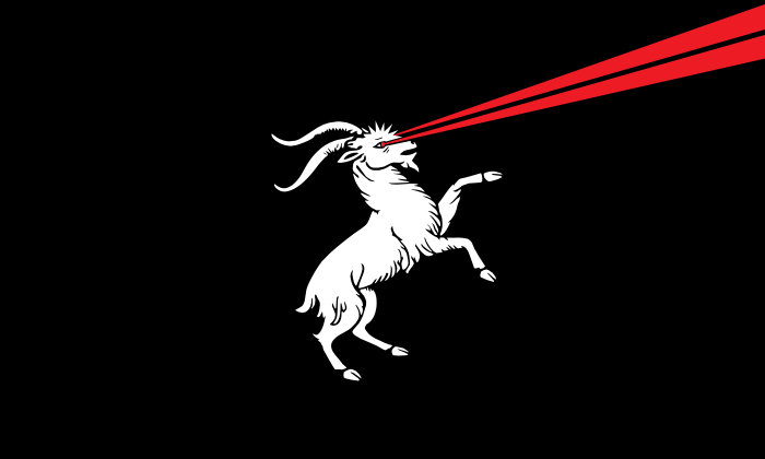 Wahoo SUF Laser Goat Flag
