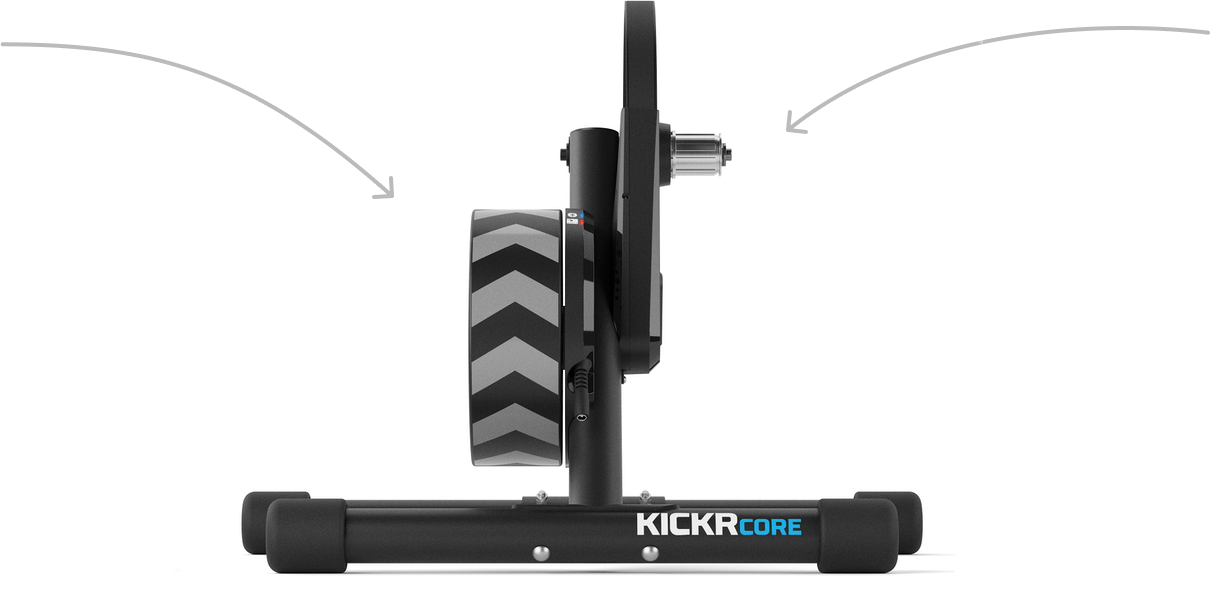 Wahoo wfbktr9bwfprx1l55 kickr rollr indoor bike trainer speedplay pow