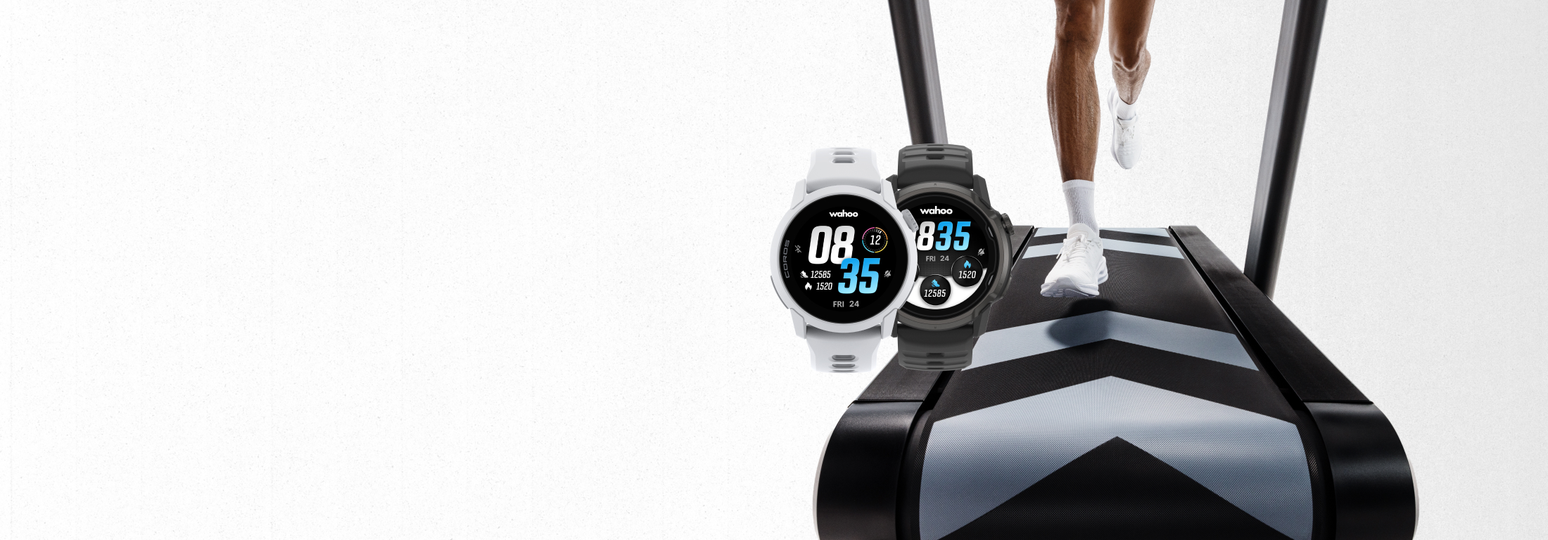 Coros and Wahoo branded GPS watches